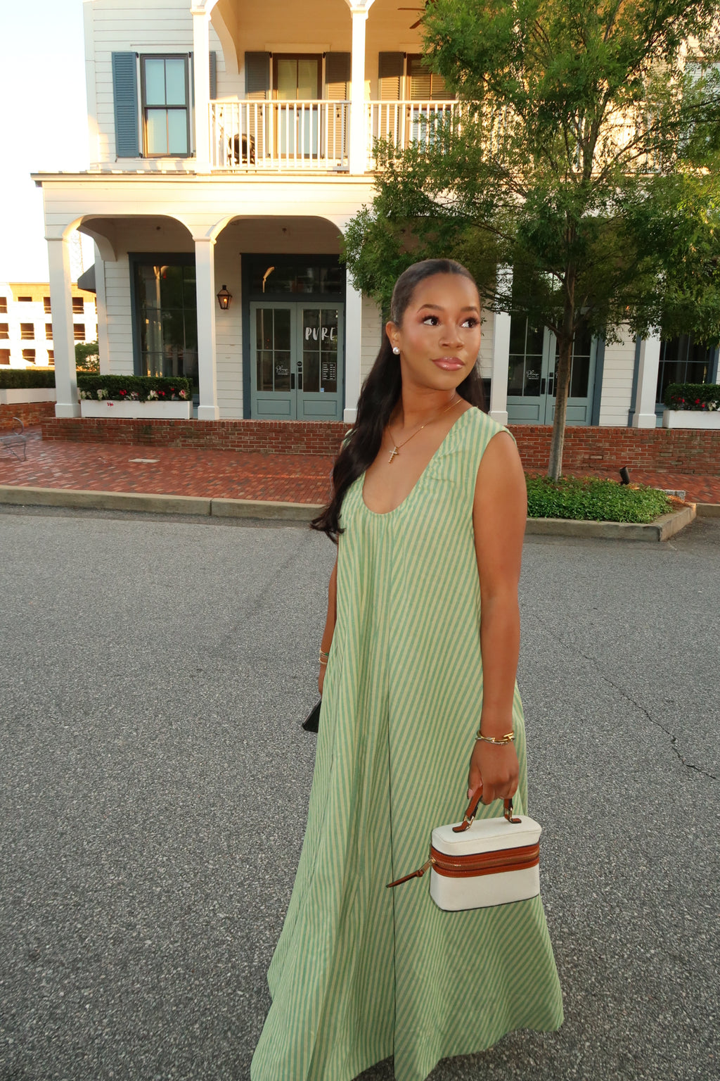 Daydreaming maxi dress, green