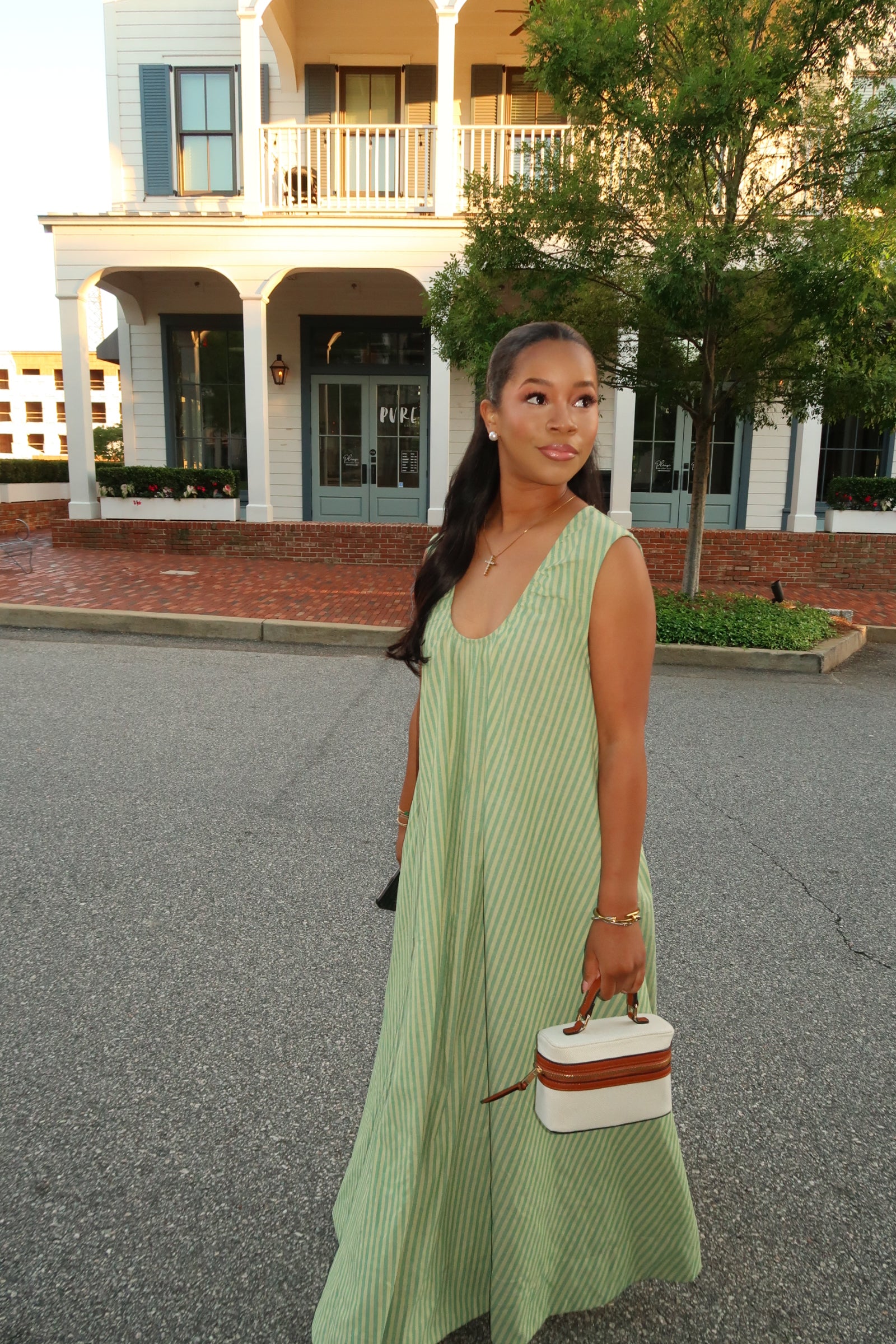 Daydreaming maxi dress, green