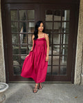 Selena maxi, red