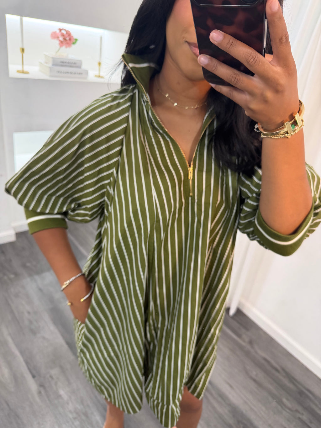 Kelly collared mini dress (preorder)