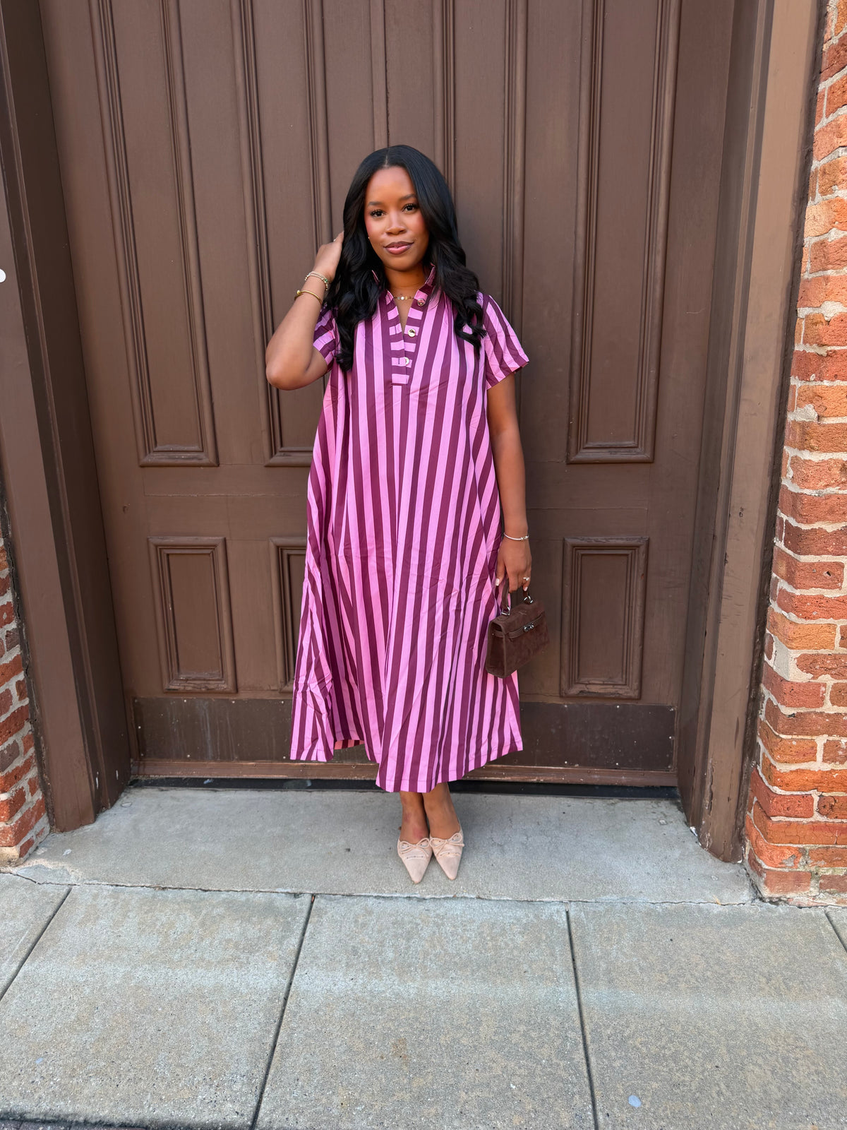 Cherry maxi dress (preorder)