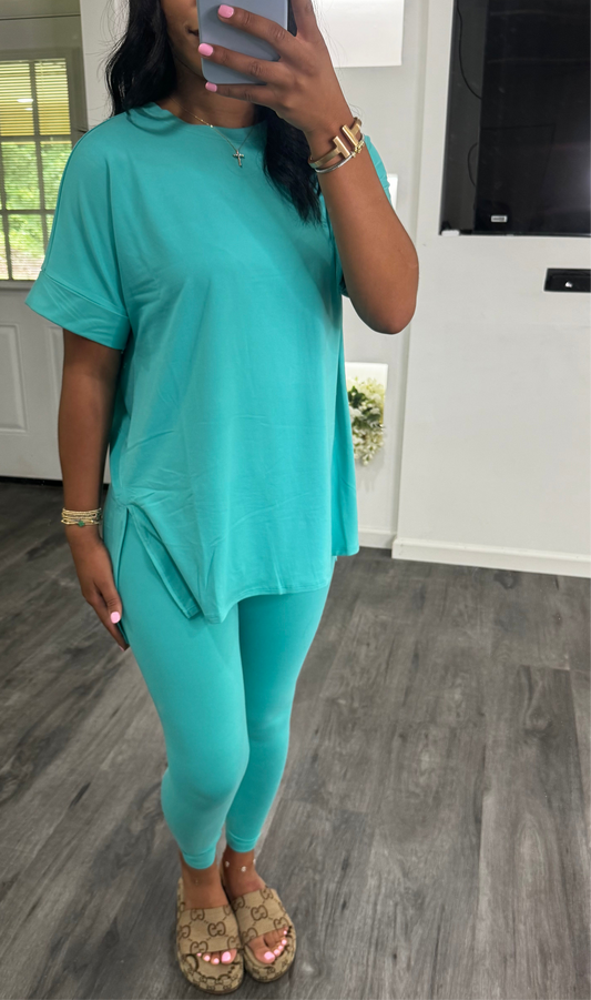 Turquoise butter soft set