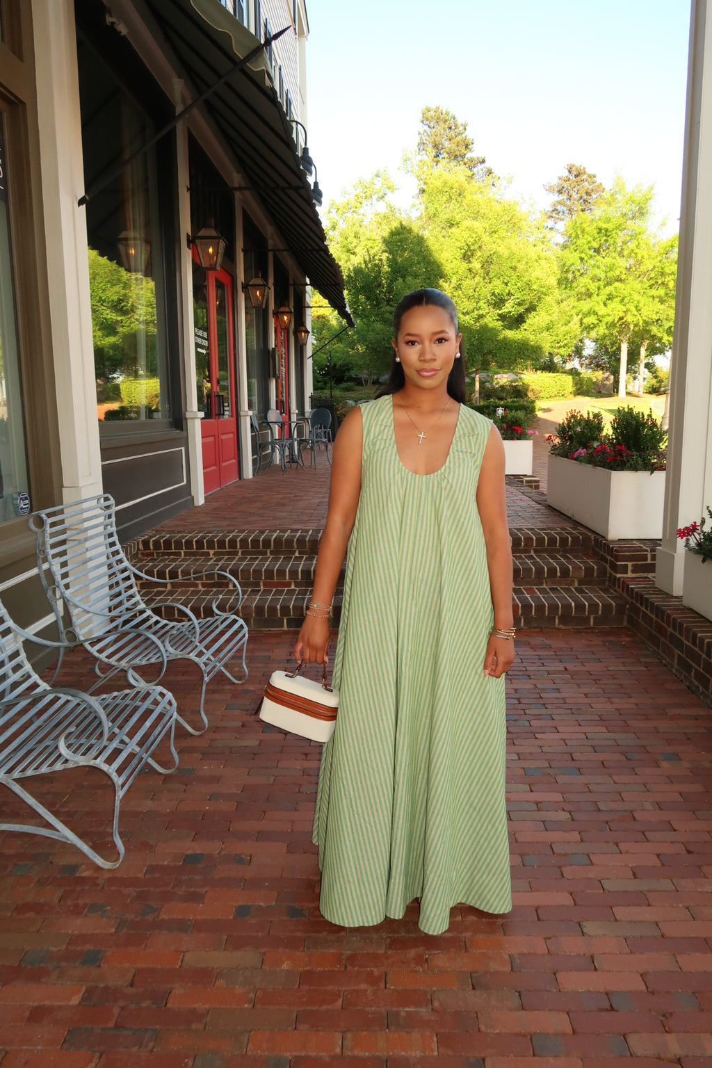 Daydreaming maxi dress, green