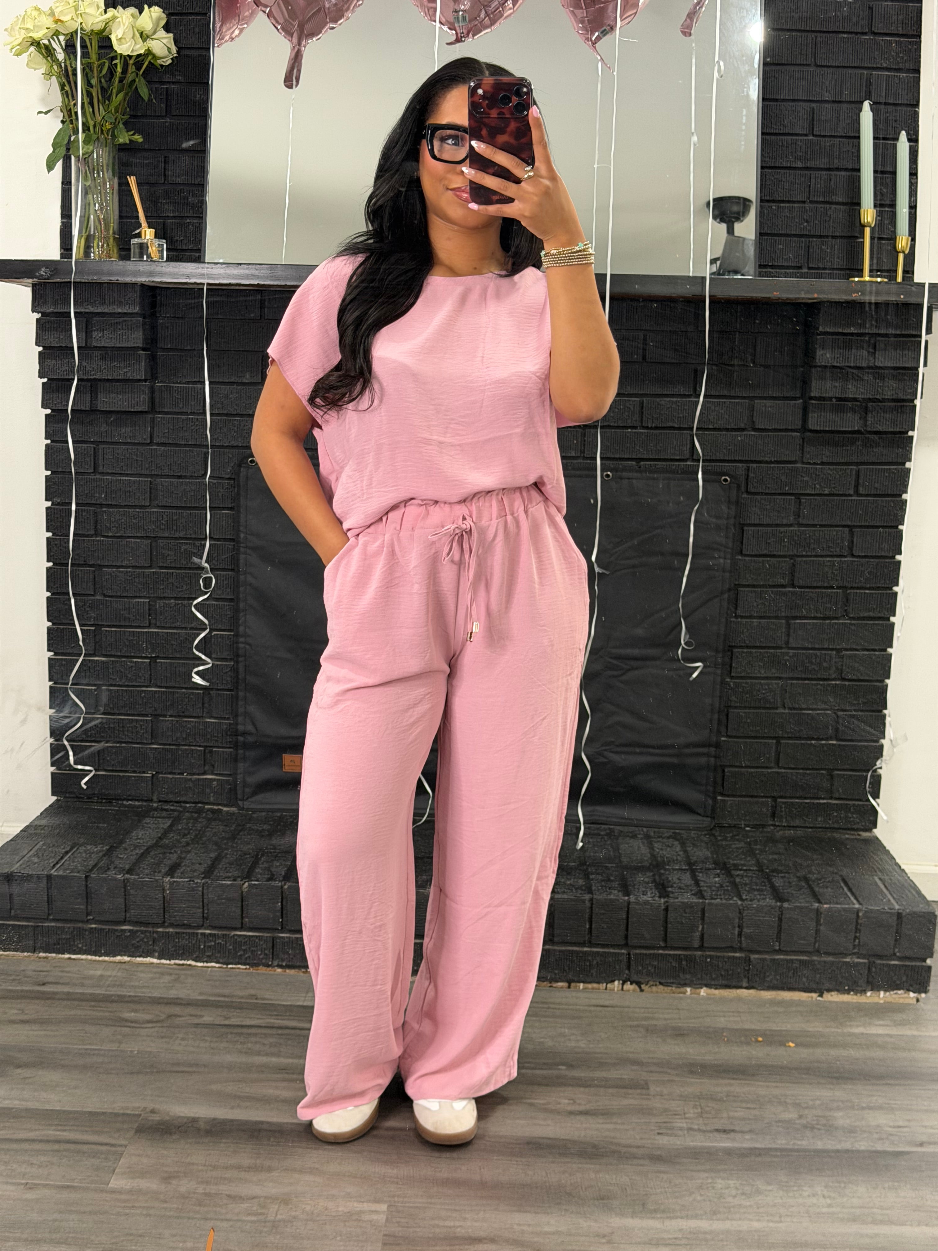 Pastel pink set