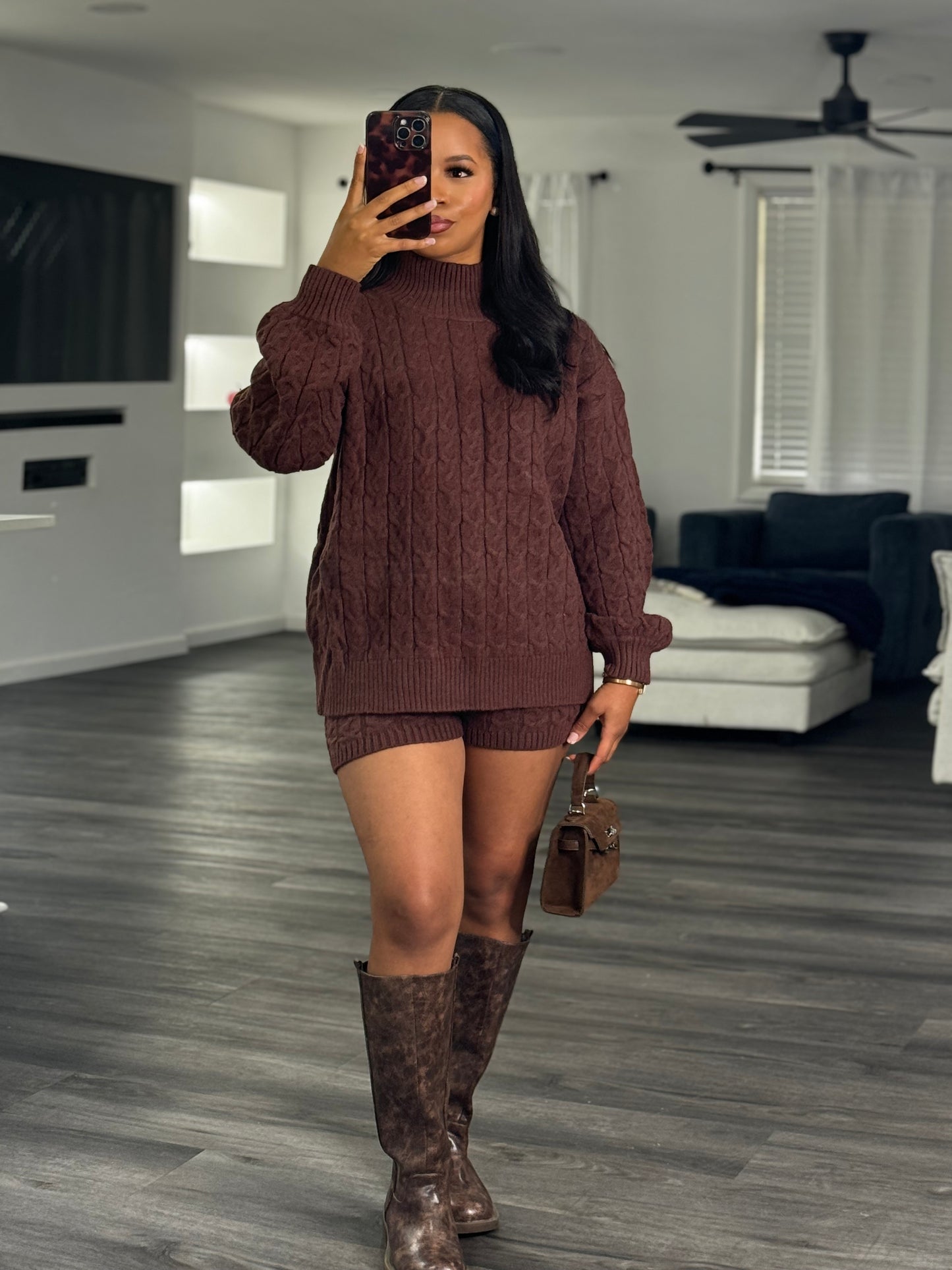 Cross stitch sweater set