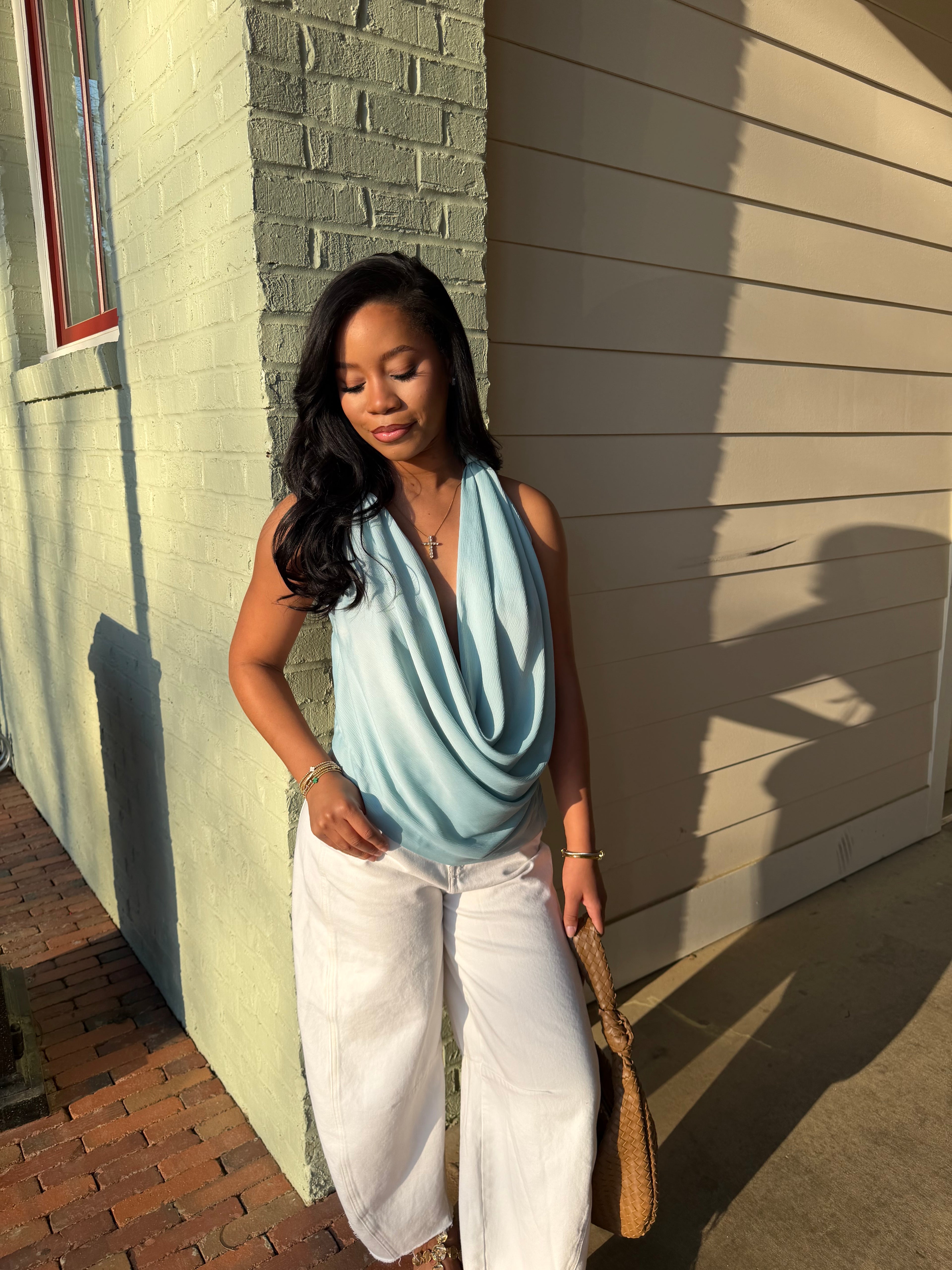 little Miami top, blue