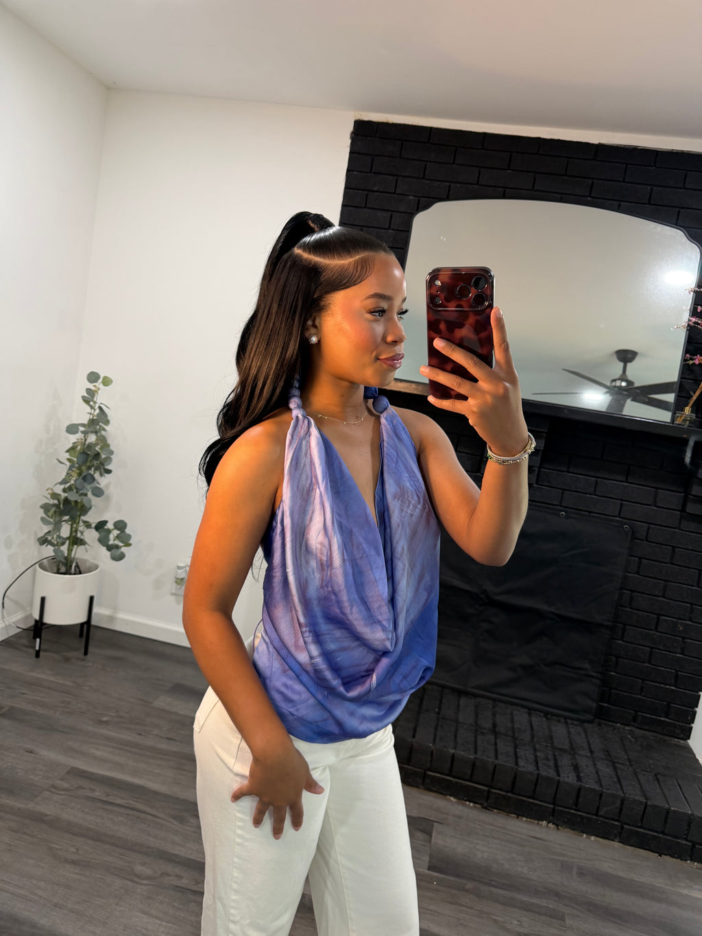 Little Miami top, purple