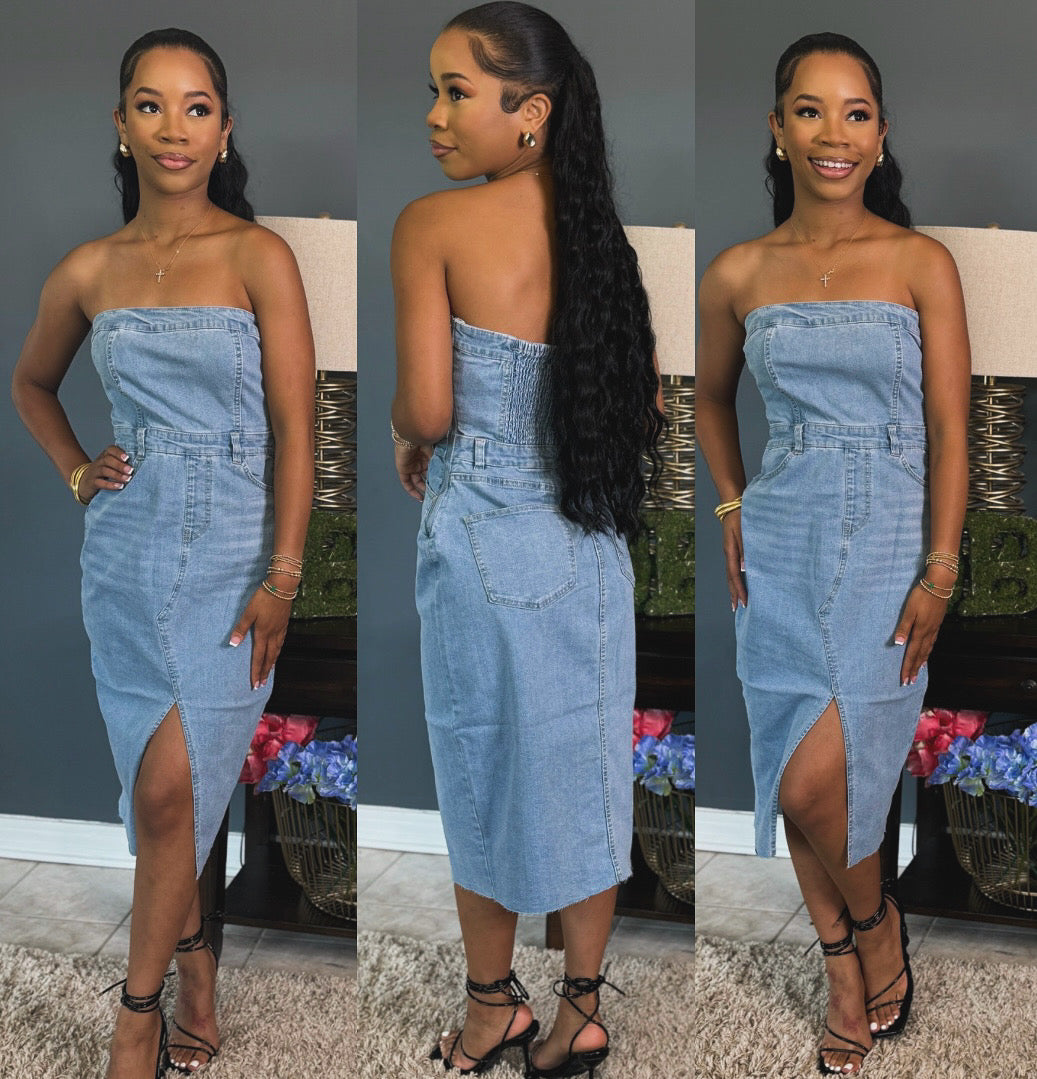 Miss me denim dress