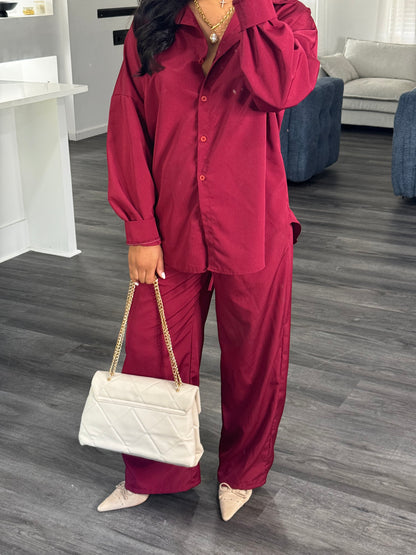 Cranberry matching set