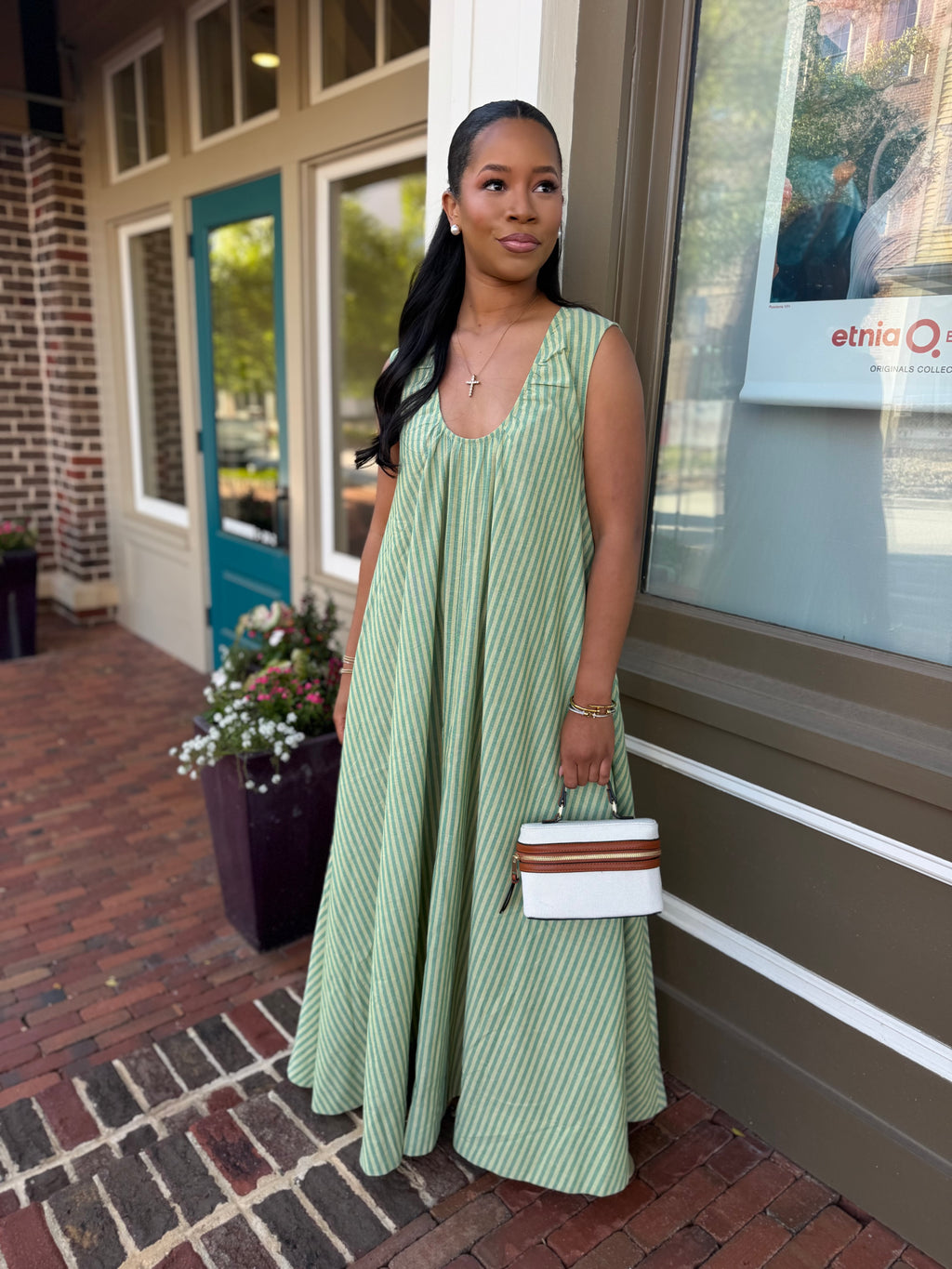 Daydreaming maxi dress, green