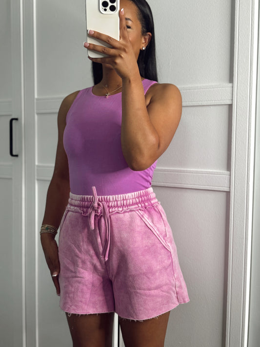 Seamless tank, mauve