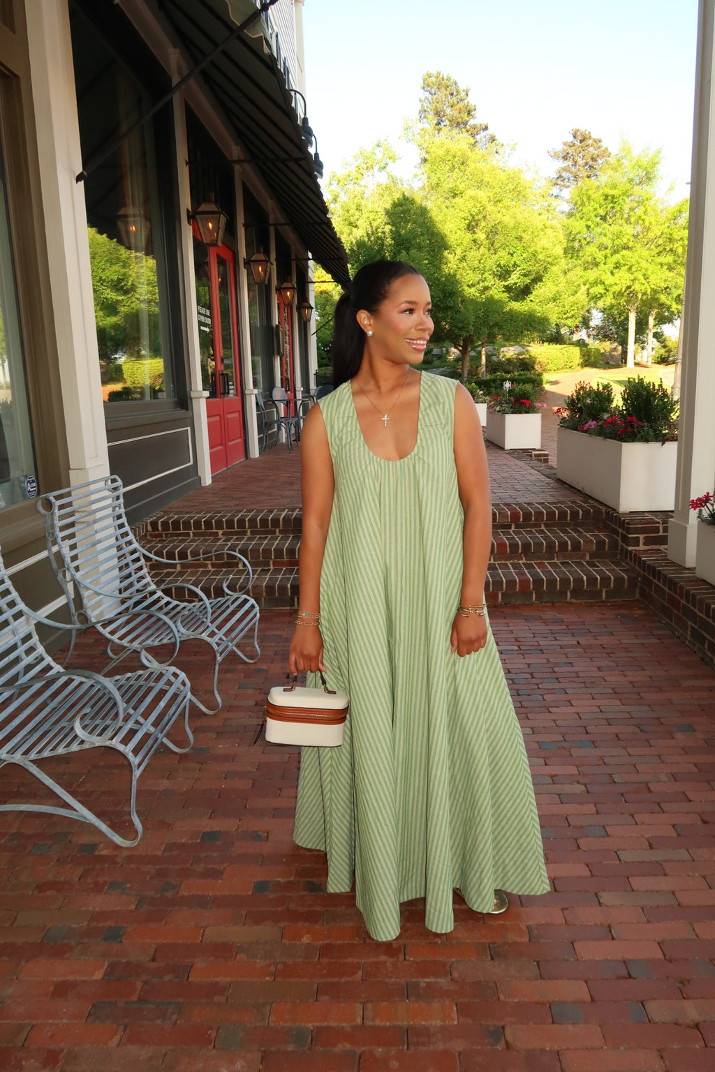 Daydreaming maxi dress, green