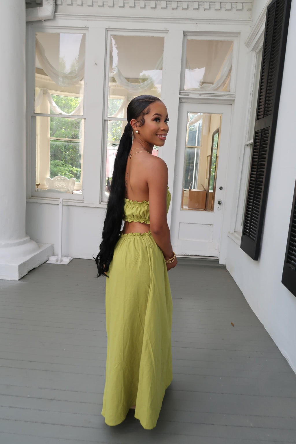 Broadview green maxi