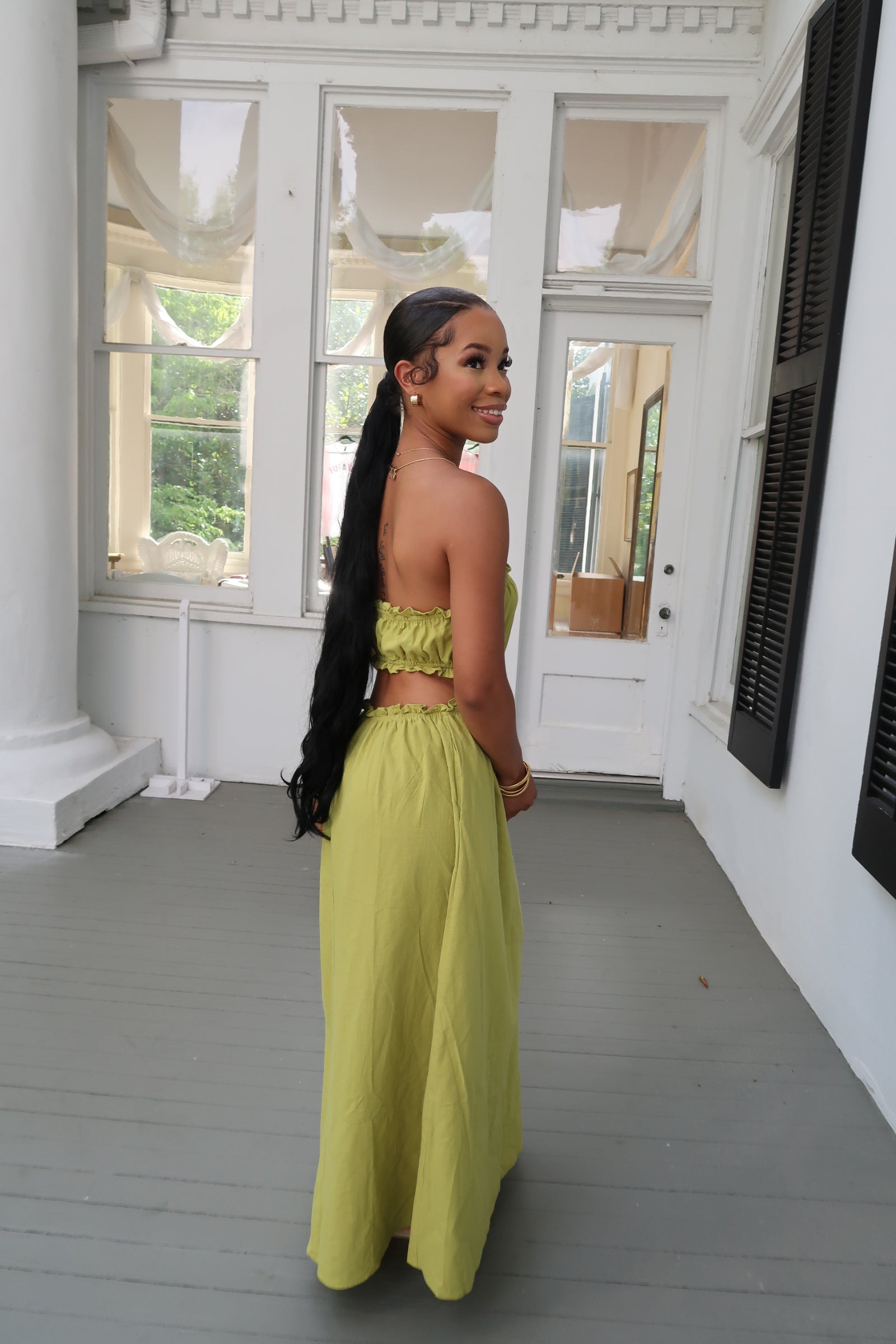 Broadview green maxi