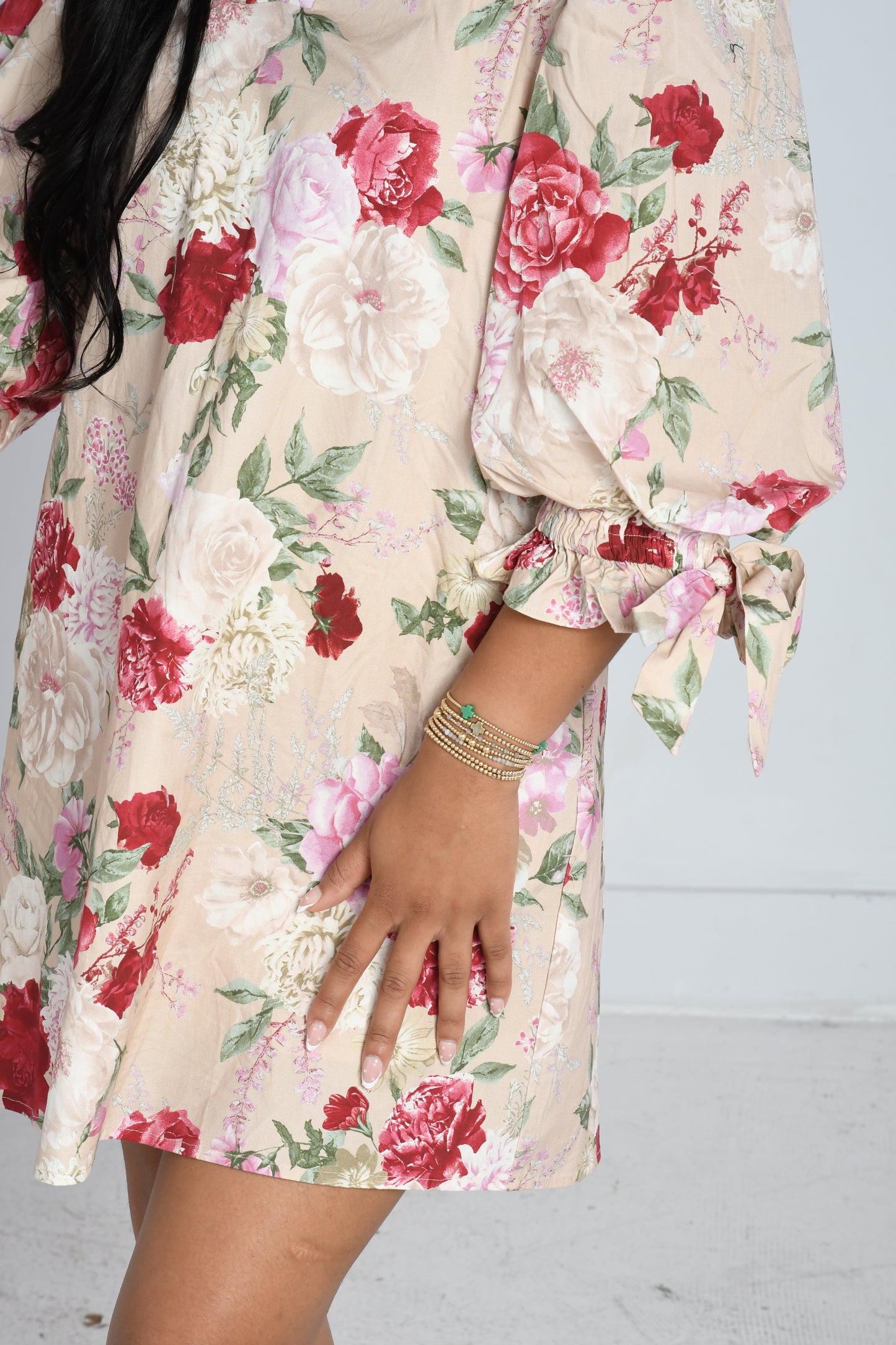 Floral mini dress