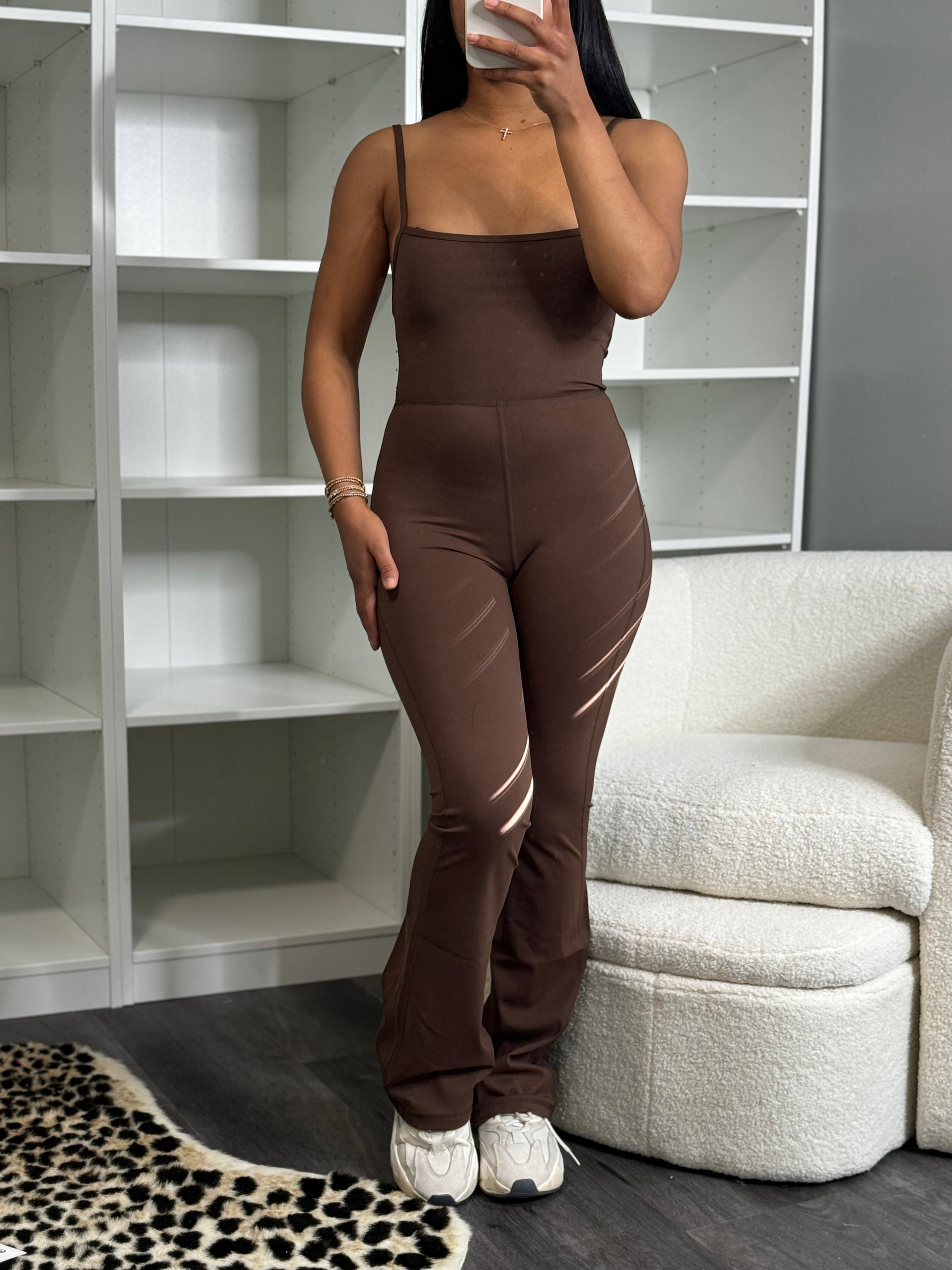 Mocha Jumpsuit