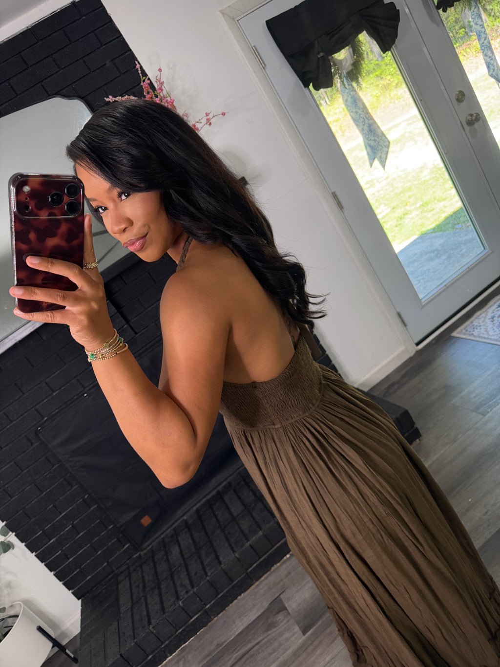 Eden smocked maxi dress (preorder)