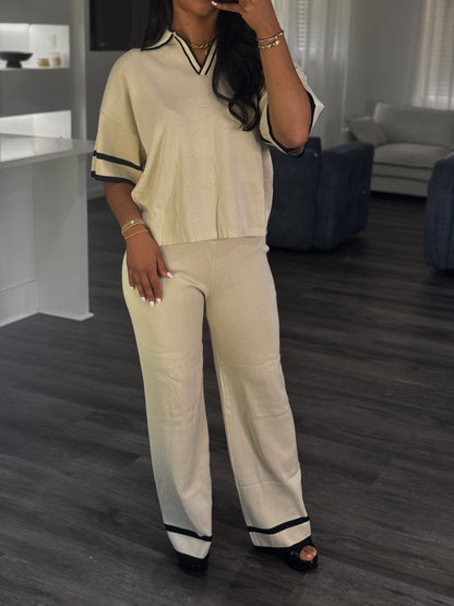 Knit cream set (preorder)