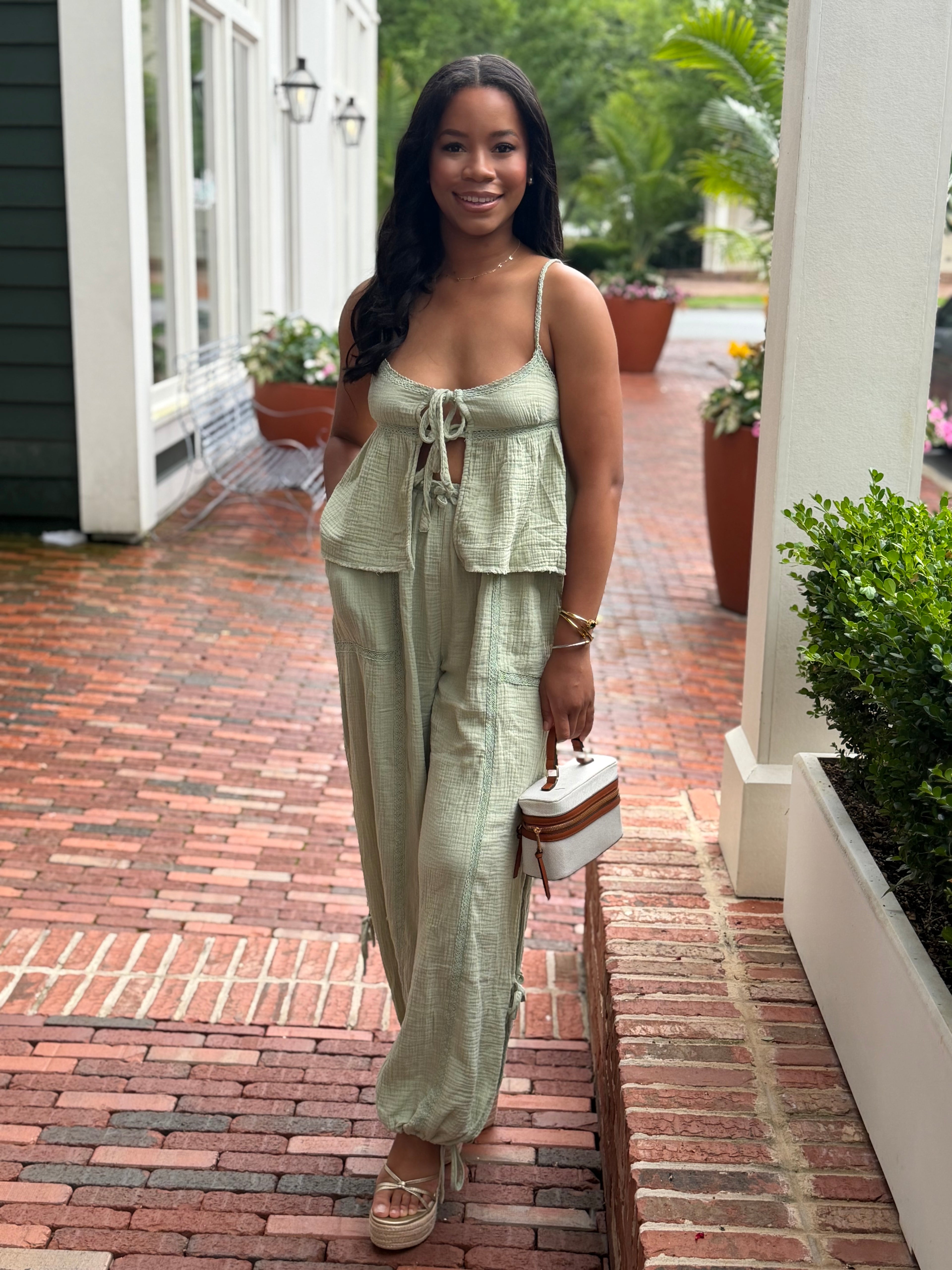 boho matching set