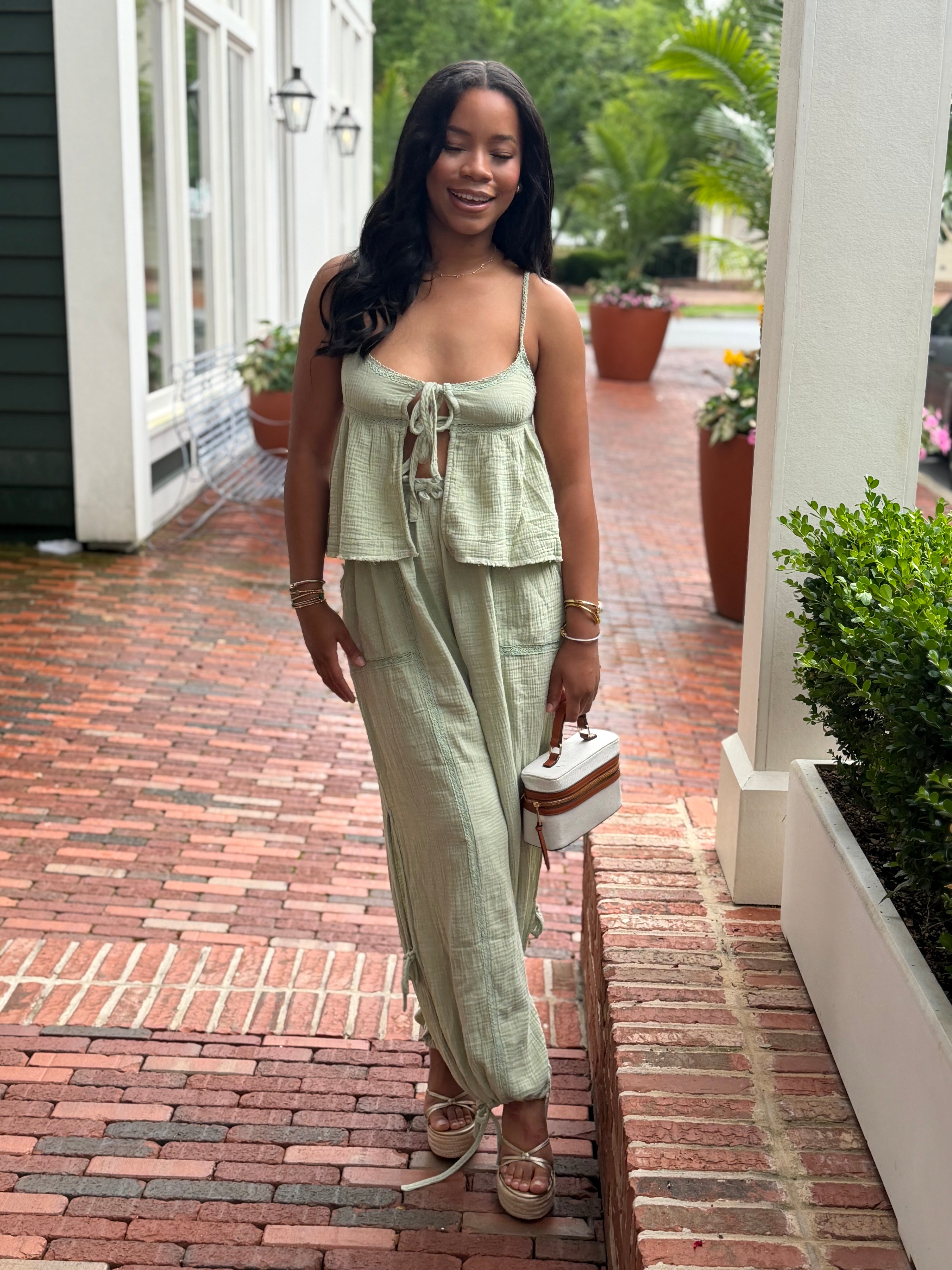 boho matching set