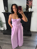 Lavender lily matching set