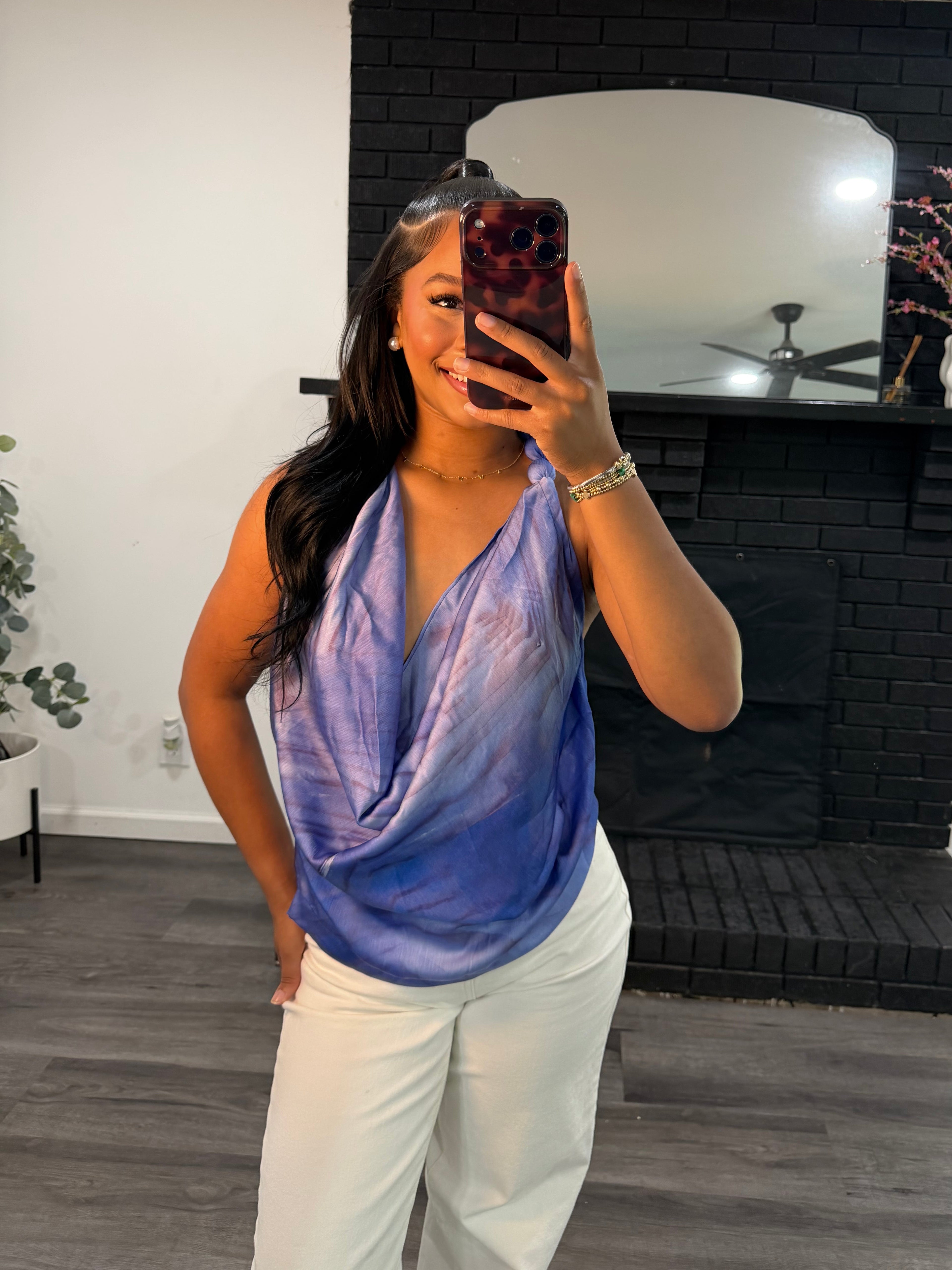 Little Miami top, purple