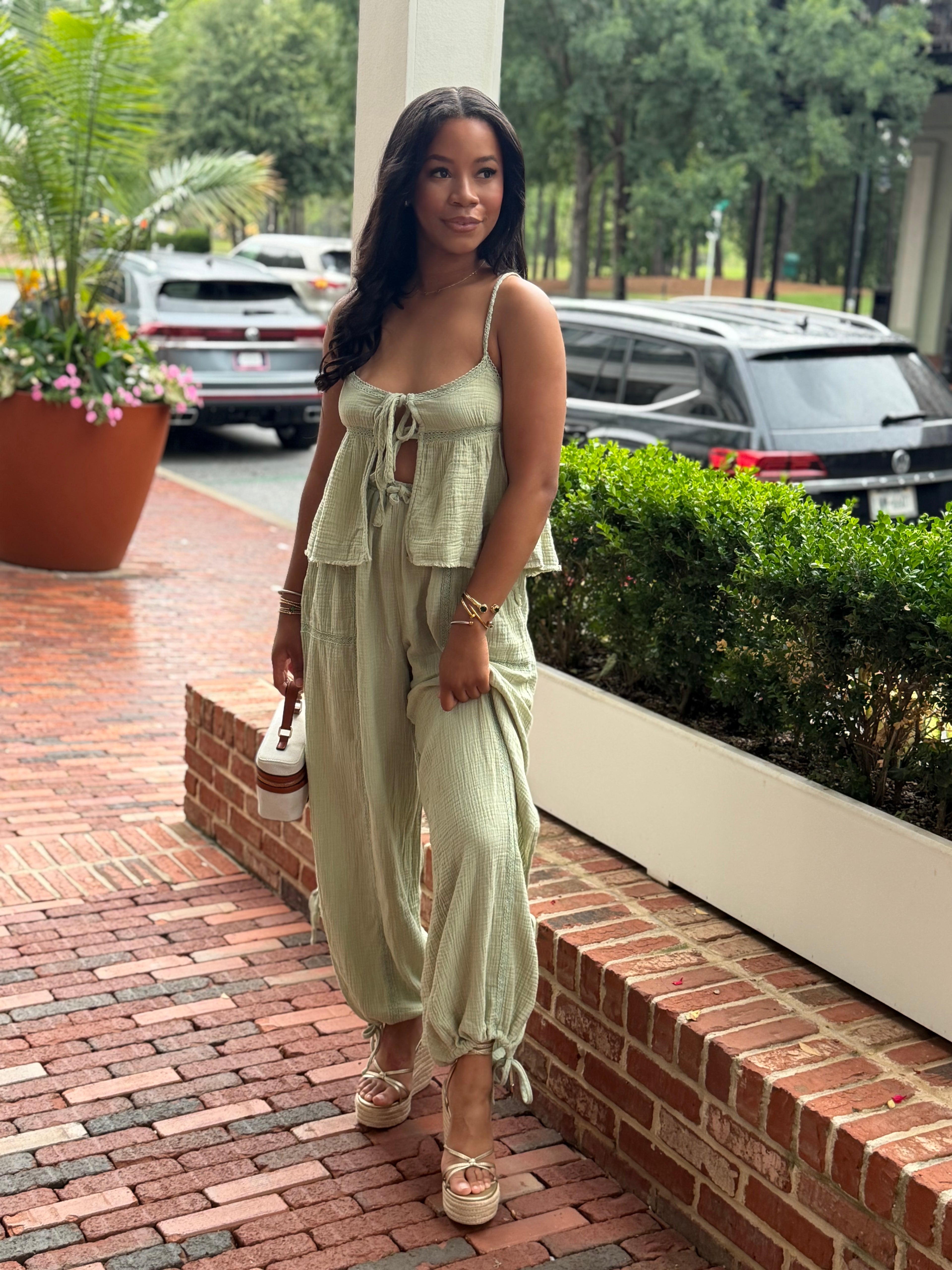 boho matching set