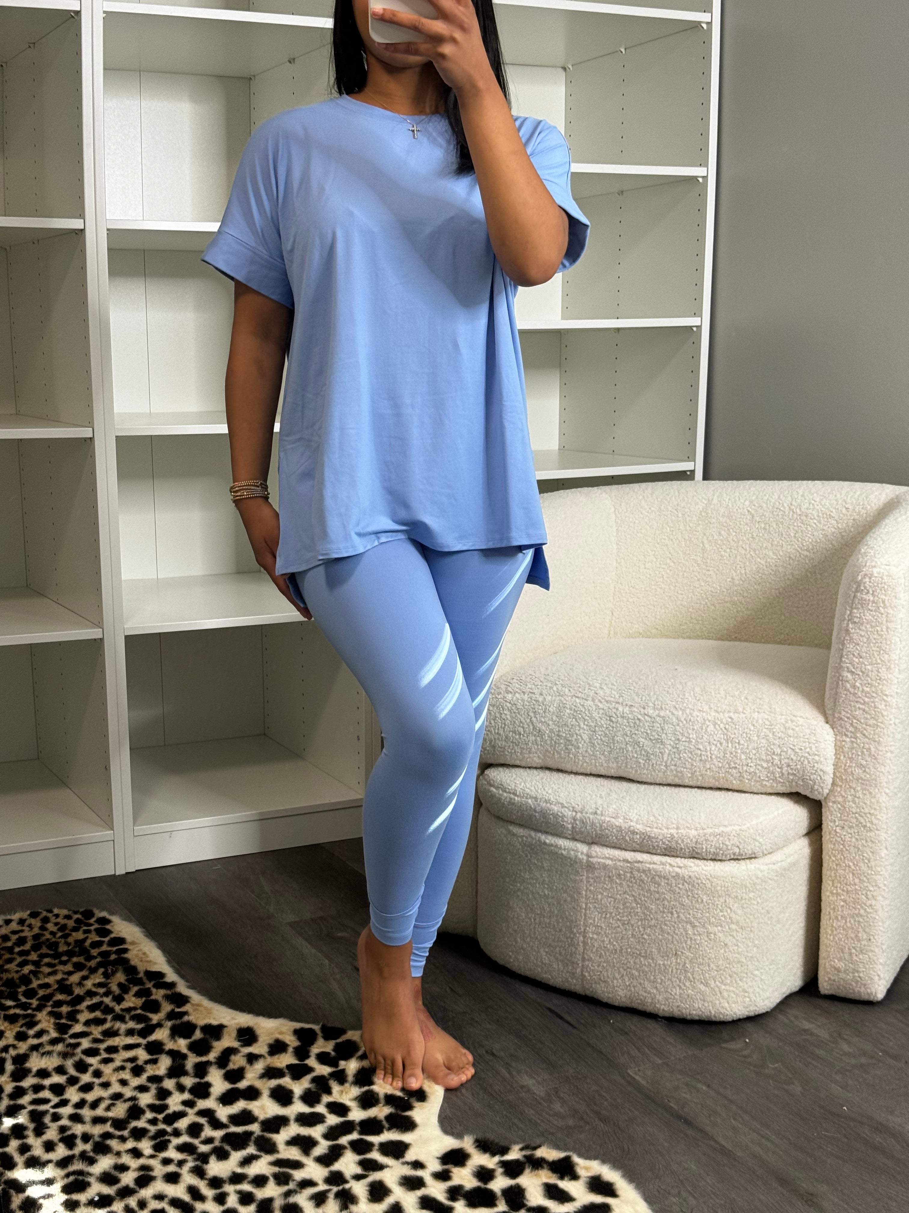 Baby blue butter soft set