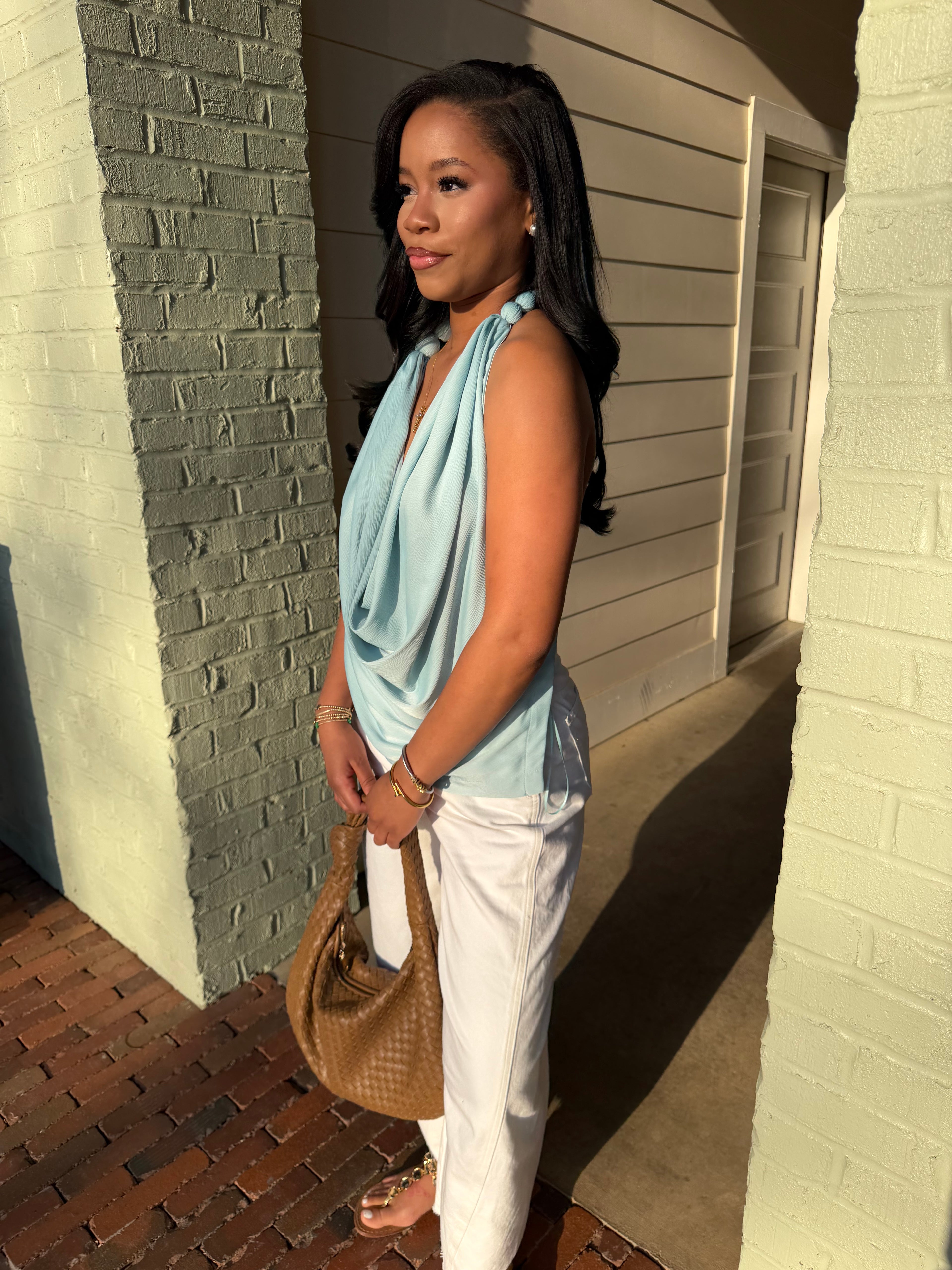 little Miami top, blue