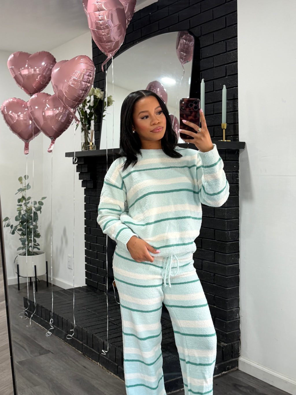 Sweetheart matching set