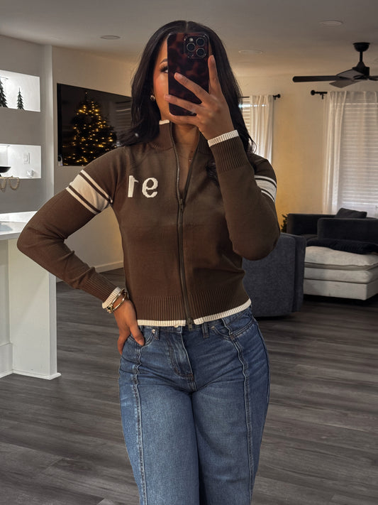 91 high neck sweater, green