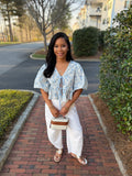 Blue hues babydoll top