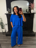 Blue matching set