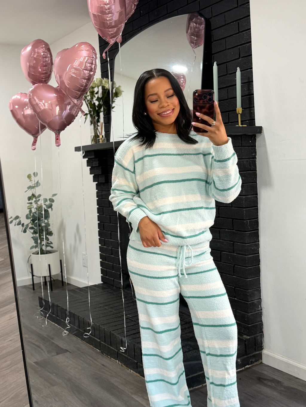 Sweetheart matching set