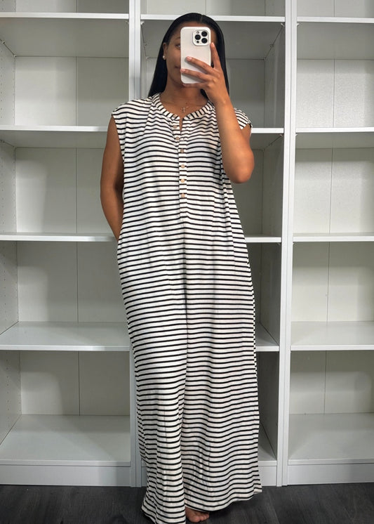 India jumpsuit, black