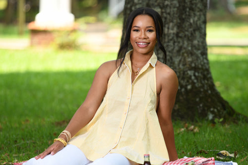 Blake button up top